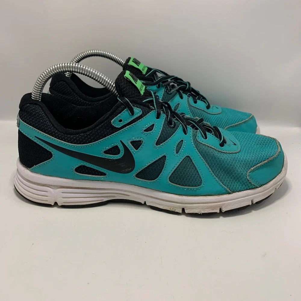Nike Revolution 2 Womens Sz 9.5 Running Shoes 725167-414 Teal Athletic Sneakers